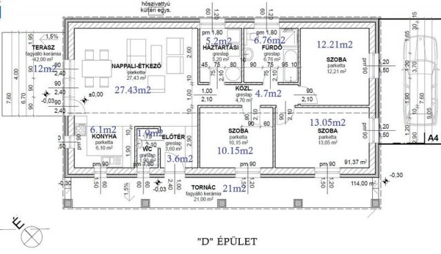 Eladó családi ház, Ráckeresztúron 82.9 M Ft, 4 szobás