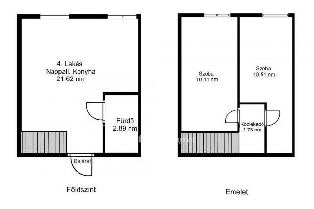 Eladó téglalakás, Budapesten, VI. kerületben 52.5 M Ft, 2 szobás