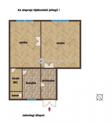 Eladó téglalakás, Budapesten, XX. kerületben 45.9 M Ft, 2 szobás