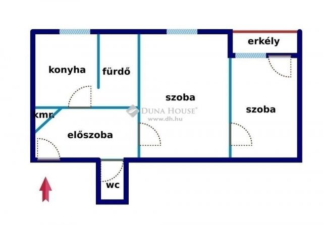 Eladó téglalakás, Budapesten, IX. kerületben 24 M Ft, 2 szobás