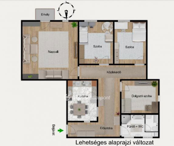 Eladó téglalakás, Budapesten, VIII. kerületben 82.1 M Ft