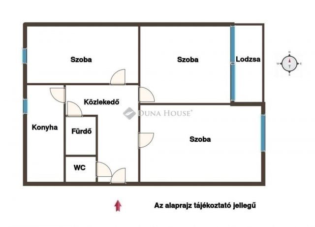 Eladó panellakás, Pécsett 50.49 M Ft, 3 szobás