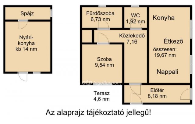 Eladó családi ház, Hajdúsámsonon 46.9 M Ft, 1+1 szobás