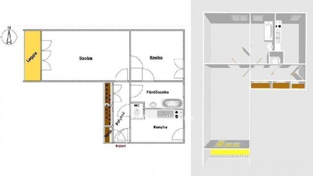 Eladó téglalakás, Egerben 43 M Ft, 2 szobás