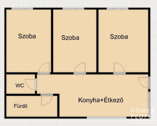 Eladó téglalakás, Hódmezővásárhelyen 85 M Ft, 3 szobás