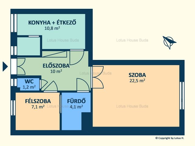 Eladó téglalakás, Budapesten, XI. kerületben 100 M Ft