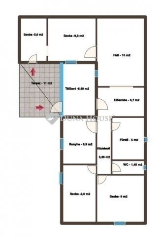Eladó családi ház, Budapesten, XIX. kerületben 75 M Ft, 4 szobás
