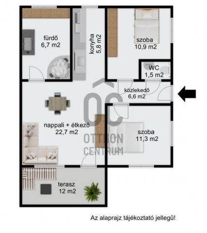 Eladó családi ház, Gyálon 87.5 M Ft, 3 szobás