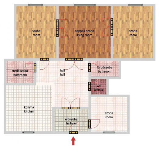 Eladó téglalakás, VIII. kerületben, Bródy Sándor utcában