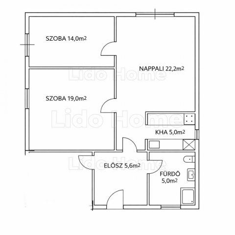 Eladó családi ház, Vámosszabadin 69.5 M Ft, 3 szobás