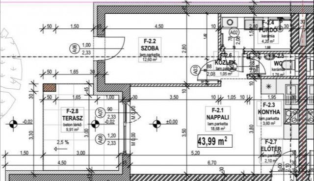 Eladó téglalakás, Sárváron 53.9 M Ft, 2 szobás