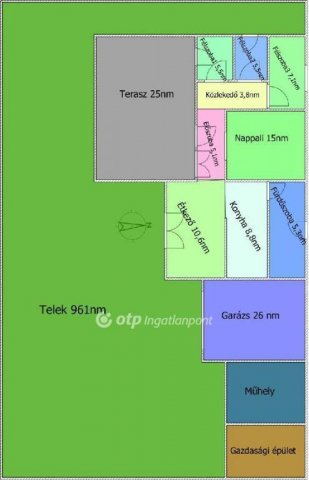 Eladó családi ház, Dömsödön 58.5 M Ft, 1+3 szobás