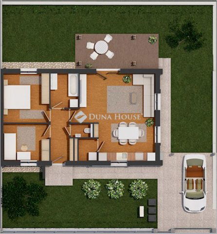 Eladó ikerház, Kosdon, Bocskai utcában 85 M Ft, 4 szobás