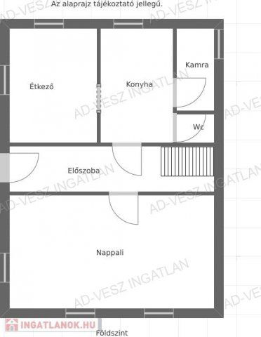Eladó családi ház, Ócsán 65 M Ft, 3+1 szobás