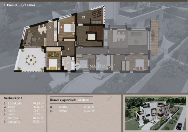 Eladó téglalakás, Budapesten, XI. kerületben 375.42 M Ft