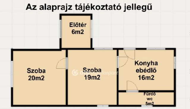 Eladó családi ház, Dombrádon 10.8 M Ft, 2 szobás