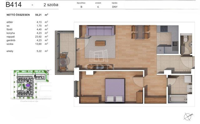 Eladó téglalakás, Budapesten, XIV. kerületben 94.5 M Ft