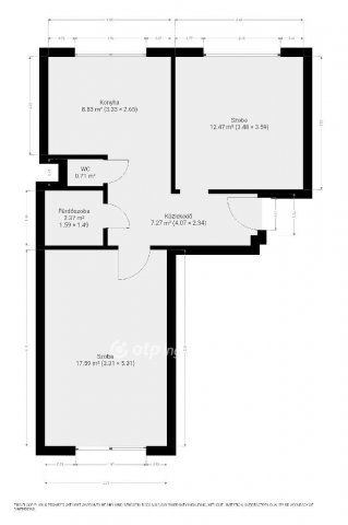 Eladó panellakás, Tiszaújvárosban 38.9 M Ft, 2 szobás