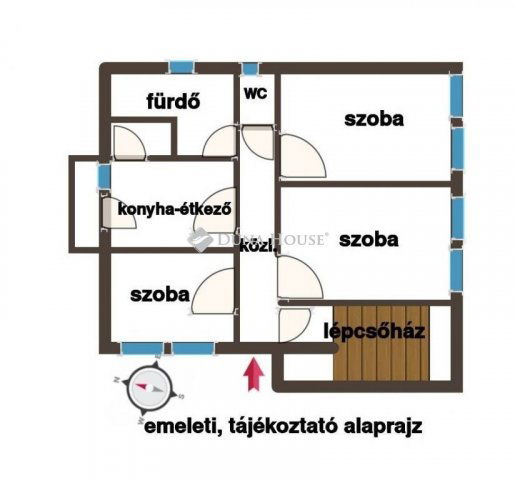 Eladó családi ház, Jászapátiban 50.5 M Ft, 5 szobás