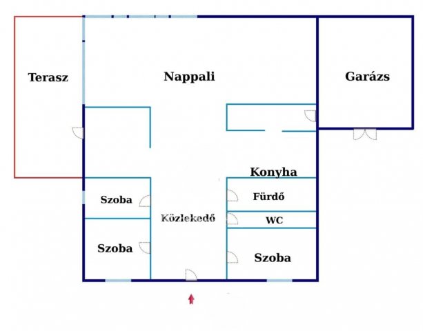 Eladó családi ház, Komádiban 54 M Ft, 1+2 szobás