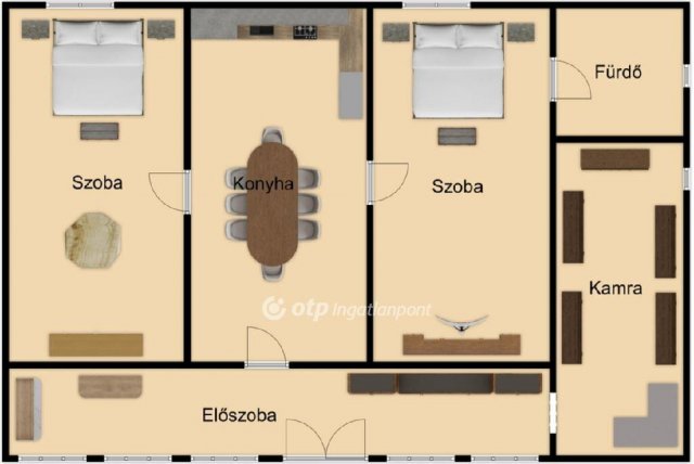 Eladó családi ház, Szentpéterszegen 19.99 M Ft, 2 szobás
