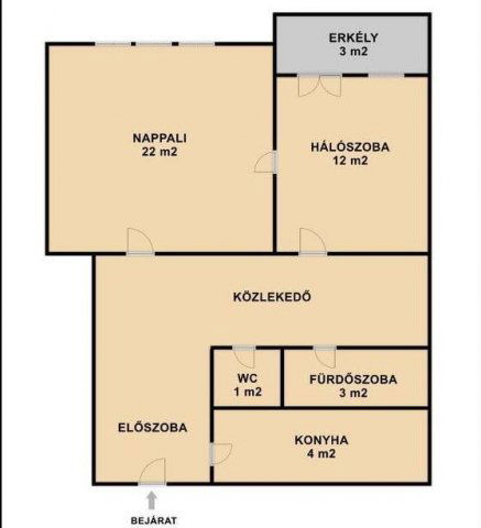 Eladó panellakás, Budapesten, X. kerületben 53.9 M Ft, 2 szobás