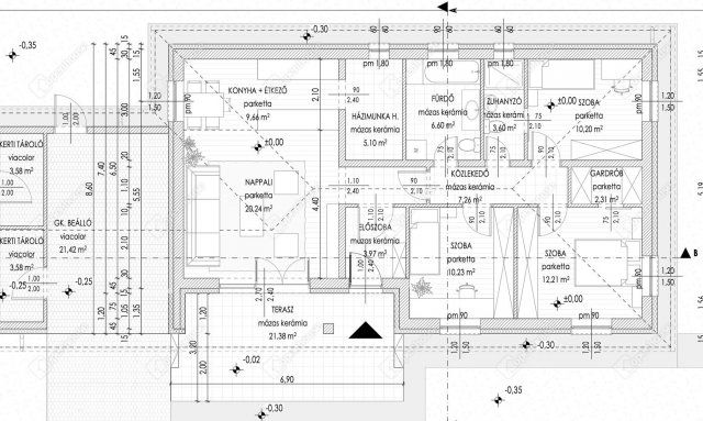 Eladó családi ház, Vasadon 71.9 M Ft, 4 szobás