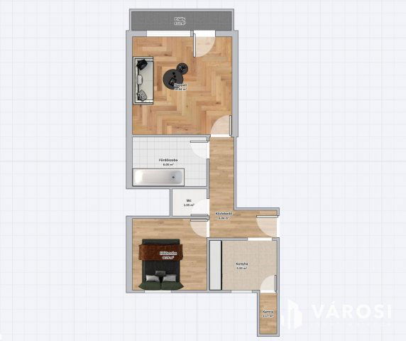 Eladó téglalakás, Budapesten, XIV. kerületben 64.99 M Ft