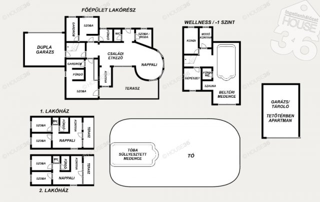 Eladó családi ház, Kecskeméten 359 M Ft, 10 szobás