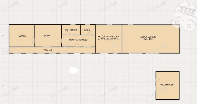 Eladó családi ház, Izsákon 26.9 M Ft, 2 szobás