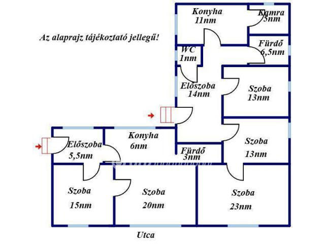 Eladó családi ház, Mezőkovácsházán 11 M Ft, 5 szobás
