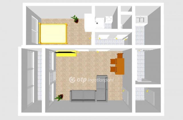 Eladó panellakás, Budapesten, XI. kerületben 65 M Ft, 2 szobás