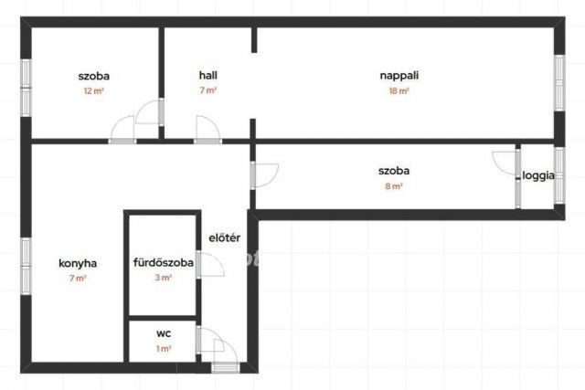 Eladó panellakás, Győrött 57.9 M Ft, 2+1 szobás