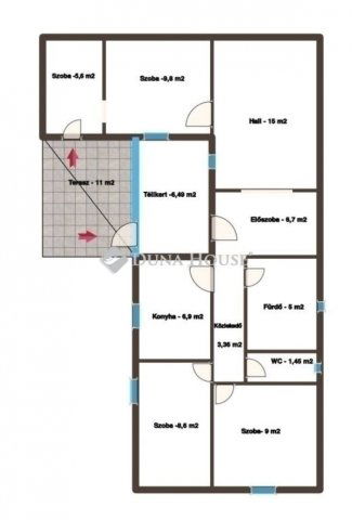 Eladó családi ház, Budapesten, XIX. kerületben 75 M Ft, 4 szobás