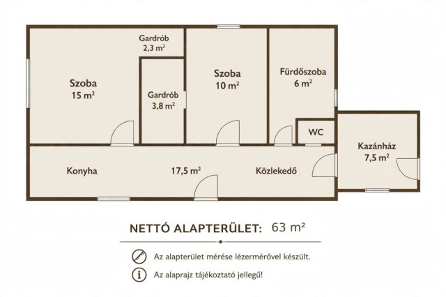 Eladó családi ház, Nádudvaron 35.5 M Ft, 2 szobás
