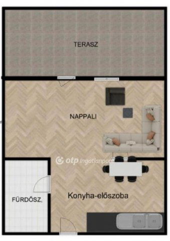 Eladó téglalakás, Budapesten, XX. kerületben 62.9 M Ft, 1 szobás
