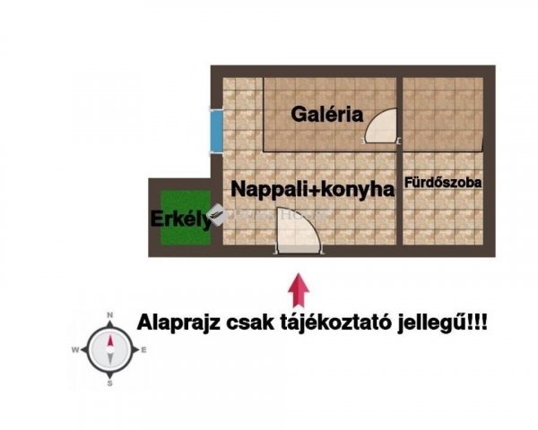 Eladó téglalakás, Budapesten, VI. kerületben 36.9 M Ft, 1 szobás