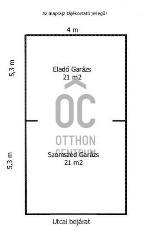 Eladó garázs, Százhalombattán, Irinyi János utcában 6.99 M Ft