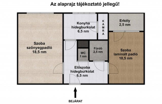 Eladó panellakás, Szegeden 40.9 M Ft, 2 szobás