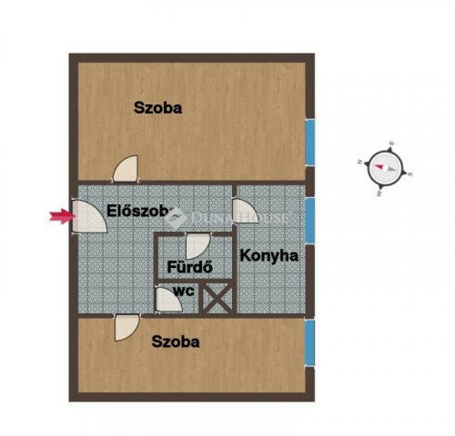 Eladó panellakás, Pécsett 48.9 M Ft, 1+1 szobás