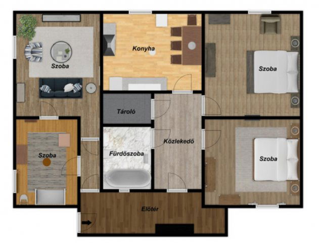 Eladó családi ház, Miskolcon 69.9 M Ft, 4 szobás