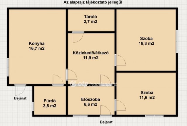 Eladó családi ház, Kónyon 29.99 M Ft, 2 szobás