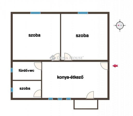 Eladó családi ház, Martonfán 34.99 M Ft, 3 szobás