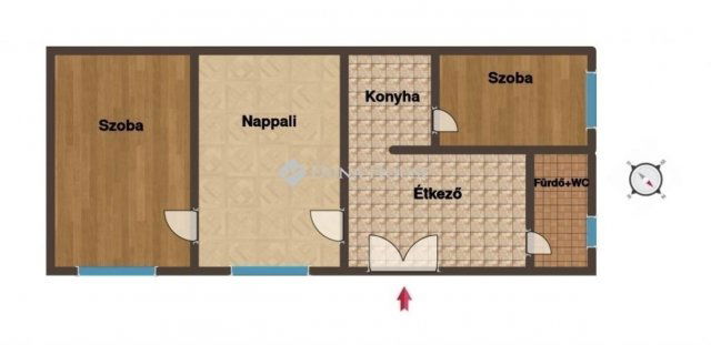 Eladó téglalakás, Budapesten, IX. kerületben 84 M Ft, 2+1 szobás