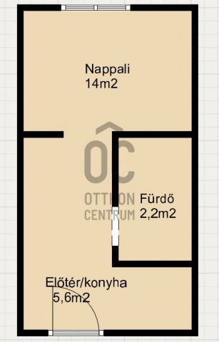 Eladó téglalakás, Budapesten, VIII. kerületben 38.9 M Ft