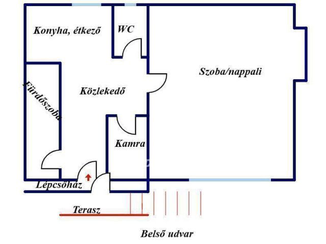 Eladó téglalakás, Nyíregyházán 42.8 M Ft, 1 szobás