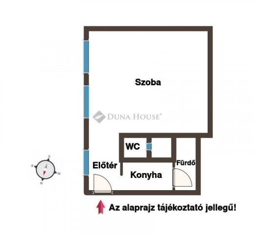 Eladó téglalakás, Budapesten, VII. kerületben 53.9 M Ft