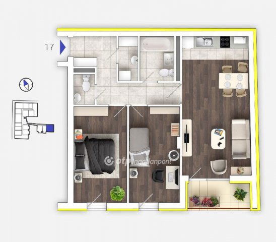 Eladó téglalakás, Budapesten, VIII. kerületben 87.75 M Ft