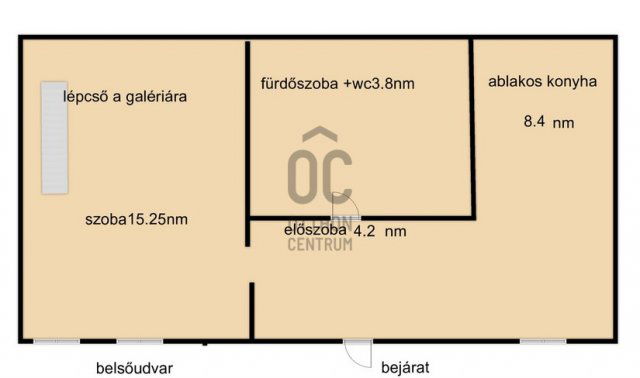 Eladó téglalakás, Budapesten, V. kerületben 65.5 M Ft, 2 szobás