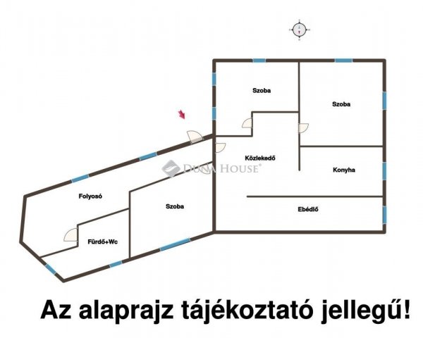 Eladó családi ház, Jászárokszálláson 20.99 M Ft, 3 szobás